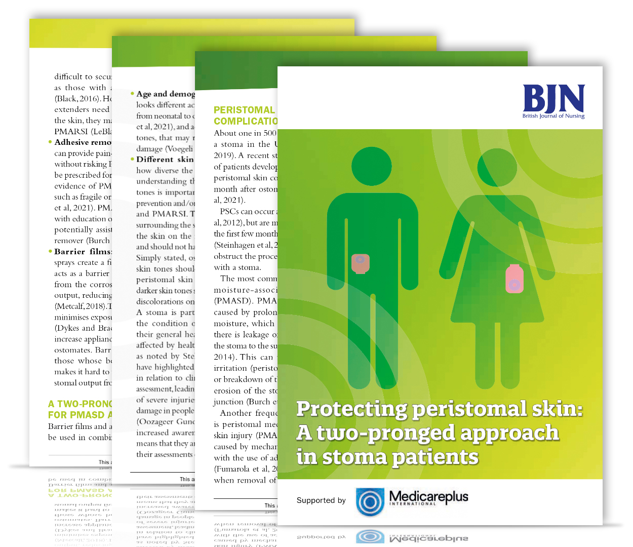 Stoma Mini Guide; Protecting Peristomal skin: A two-pronged approach in stoma patients