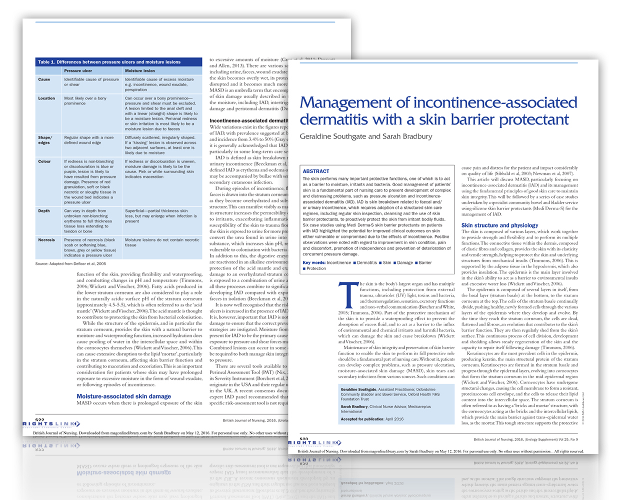 BJN IAD and MDS Article 2016