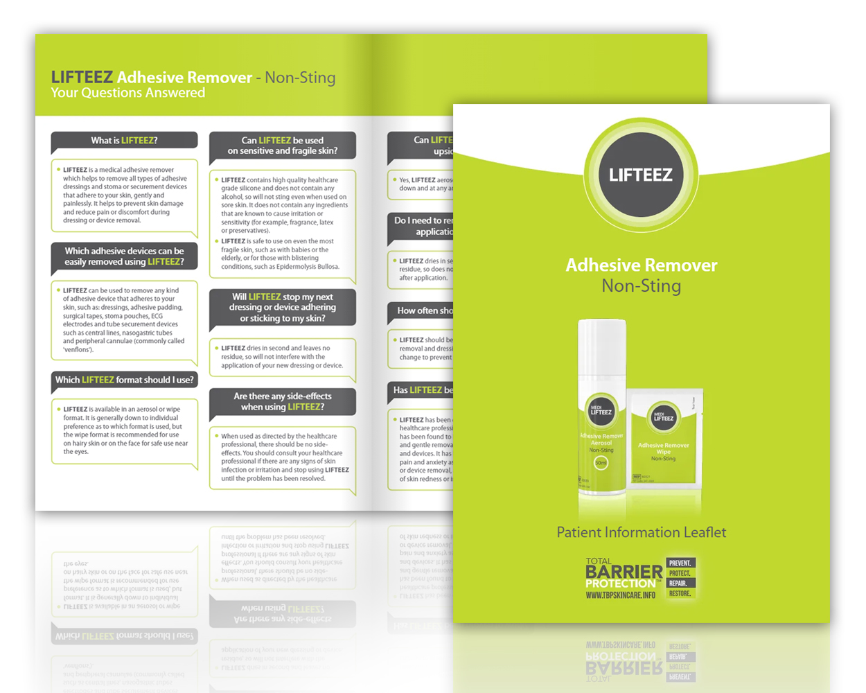 Lifteez Medical Adhesive Remover - Patient Information Leaflet