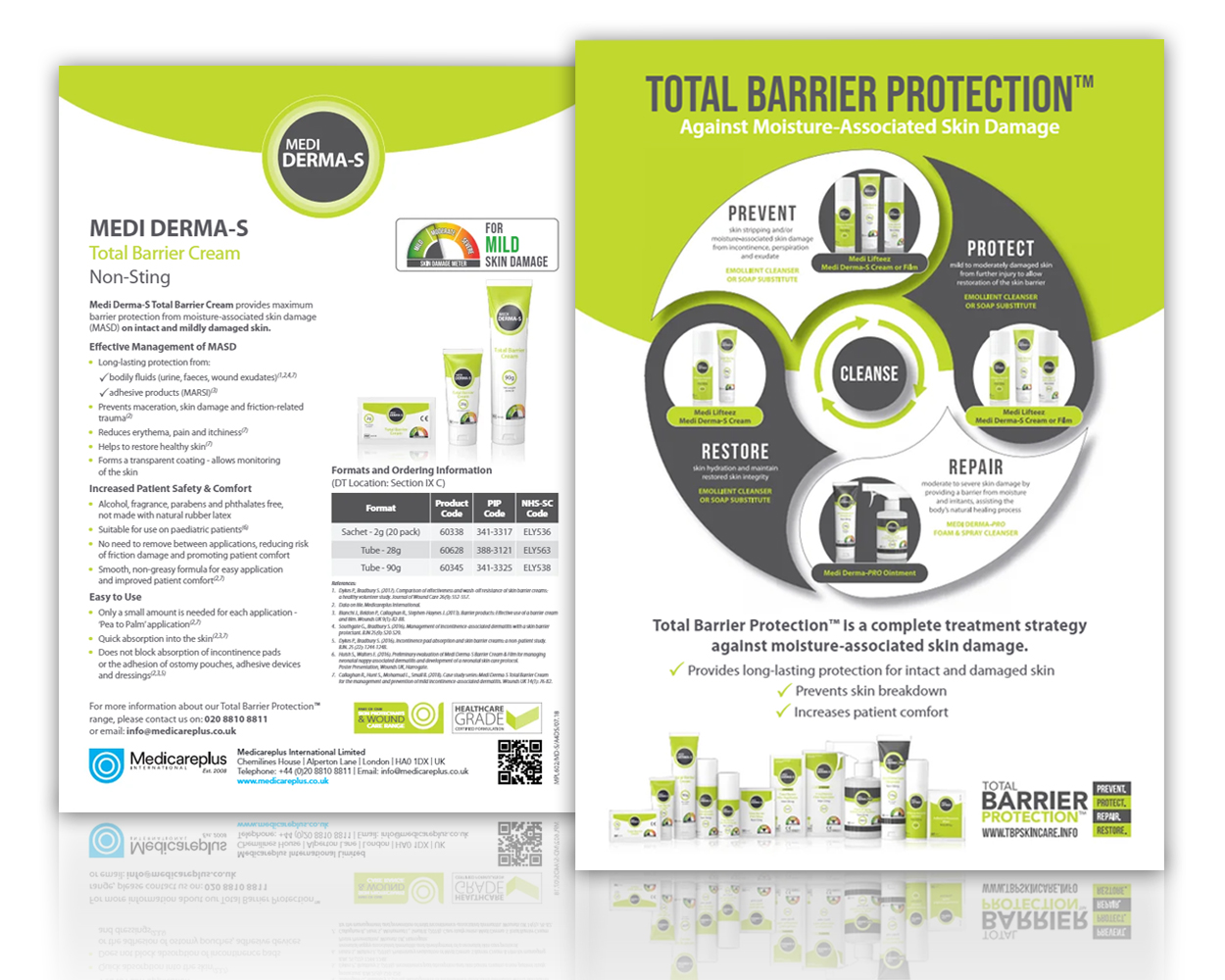 Medi Derma-S Barrier Cream - Product Information Sheet