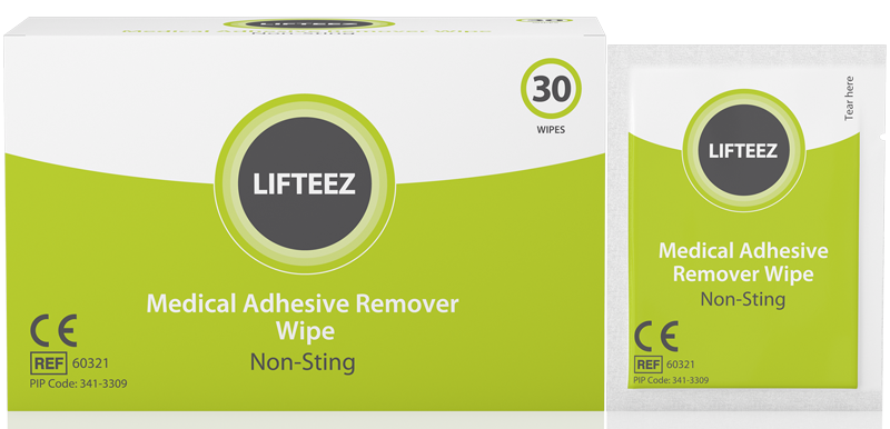 Lifteez Non-Sting Adhesive Remover Wipes, Pack 5