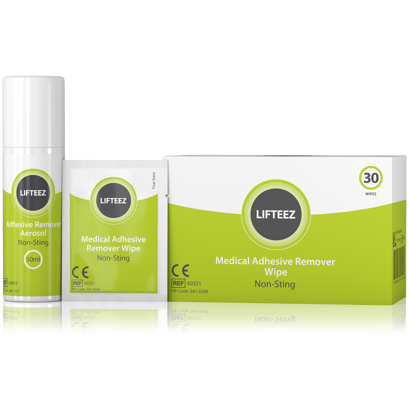 Lifteez Non-Sting Medical Adhesive Remover Range